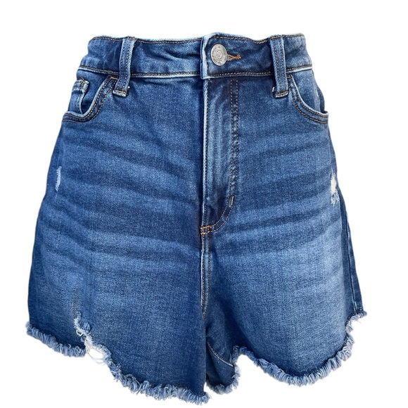 LC Lauren Conrad women’s denim shorts sz 14 preloved in excellent condition. - Picture 1 of 8